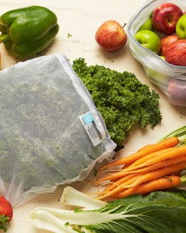 produce bags being used