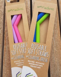 Little Mashies reusable silicone straws