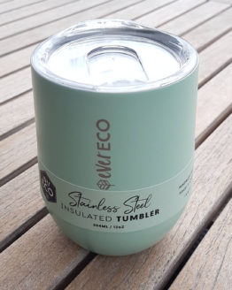 Reusable insulated small tumbler sage